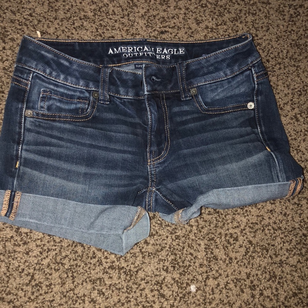 Size 00 American eagle denim shorts